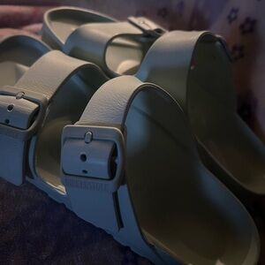 Birkenstock Pastel Blue Slides